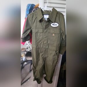 GAP Disney Pixar Mater Kids Army Green Jumpsuit